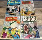 SUPERMAN VINTAGE COMIC LOT ACTION ADVENTURE JIMMY OLSEN FREE ADV INTO TERROR #12