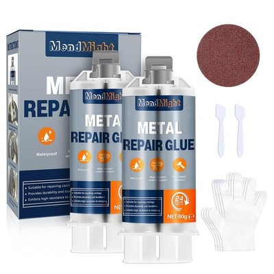 2K Epoxy Metallkleber 160g Extra Stark Wasserfest Hitzebeständig für Sch