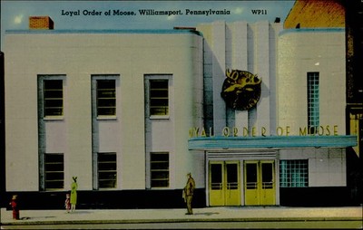Postcard: Loyal Order of Moose, Williamsport, Pennsylvania WP11 AL ORD