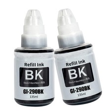 GI-290 Black Refill Ink Bottles 2-Pack for Canon PIXMA G1200 G2200 G3200 G4200