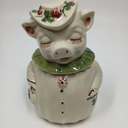 Vintage Shawnee Pottery Winnie The Pig Cookie Jar USA *Read, See Photos  Updated