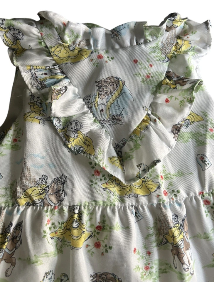 Vestido Princesa Janie and Jack Disney La Bella y la Bestia Talla 4 Años Precioso Foto 2 de 4