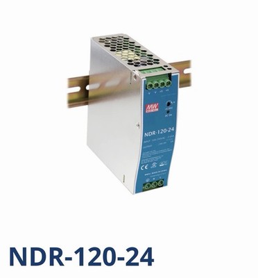 Mean Well NDR-120-24 AC/DC Single Output Industrial DIN Rail Power Supply