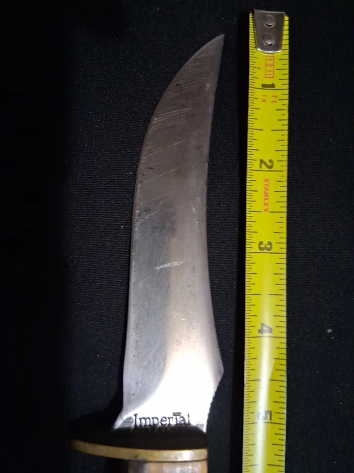FACA DE LÂMINA FIXA VINTAGE IMPERIAL KIP CARSON sem bainha. - Imagem 2 de 4