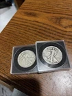 1940-1941 walking liberty half dollar coins silver / with cases