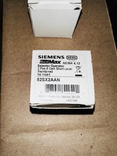 Siemens 52SX2AAN BlackMax Selector Operator Rotary 2-Position Maintained