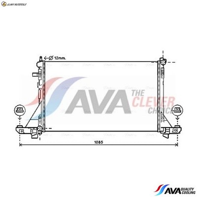 KÜHLER MOTORKÜHLUNG RTA2560 FÜR RENAULT MASTER/III/Van/Bus/Platform/Chassis 2.3L
