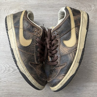 Size 8 - Nike Dunk Premium Low Grunge Pack - Baroque Brown for