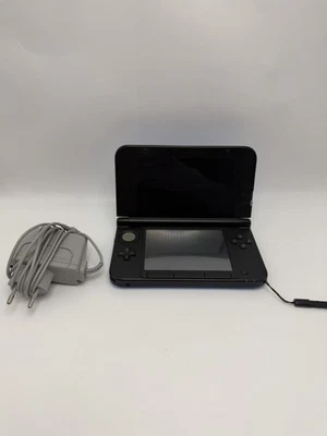 Nintendo 3DS XL Blau Konsole + Original Netzteil Defekt Bastler Ersatzteile - Bild 1 von 4