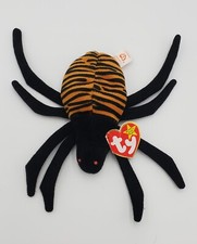Ty Beanie Baby Spinner The Spider Toy 1996 PVC 4036