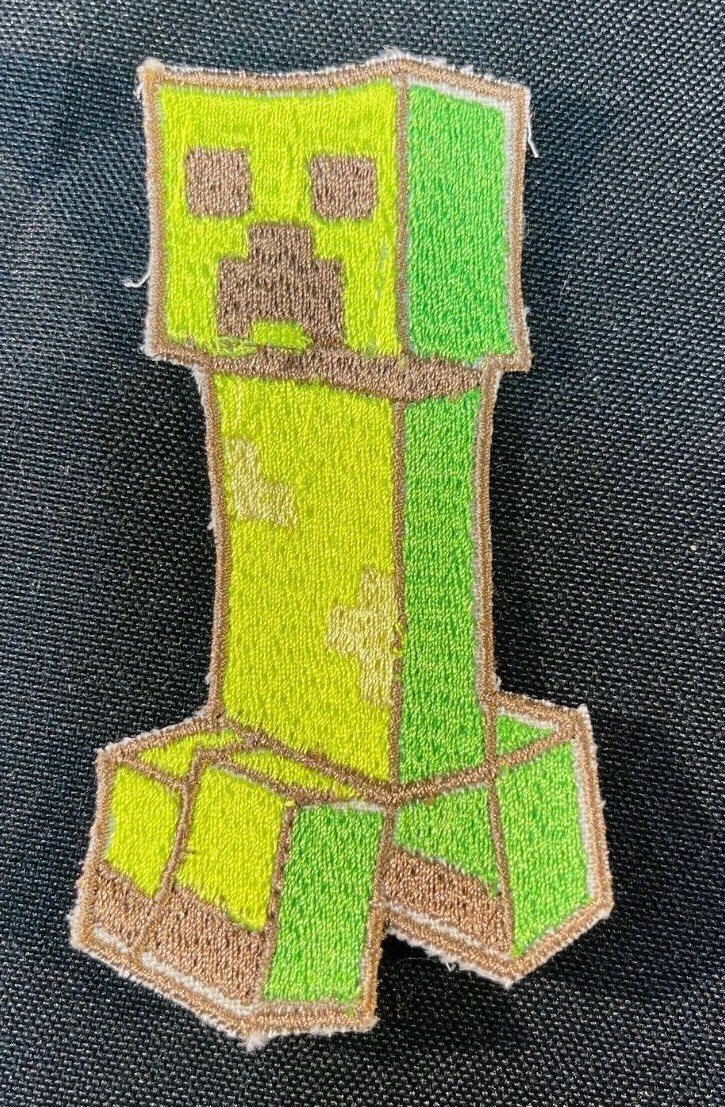Minecraft Iron On/Sew On Embroidered Patch DIY Decorative Clothes