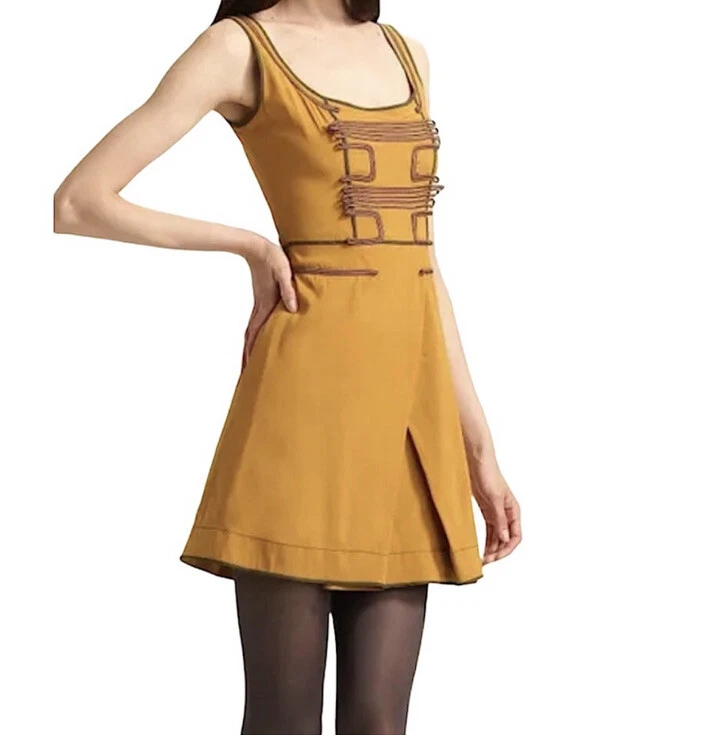 Robe De Soirée Zac Posen En Soie Satin - Taille US 4, Neuve Avec étiquettes, Col V