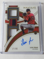 2022 IMMACULATE LUIS FRIAS TRIPLE PATCH #37/99 AUTO AUTOGRAPH RC ROOKIE