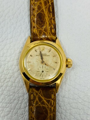 Rolex Oyster Perpetual 26MM Rose Gold Case Ref. 6504