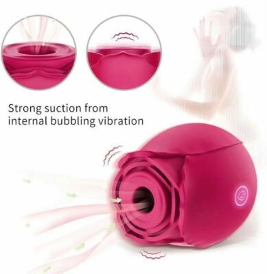 Women Oral Sex Toy Electric Clit Pump Suck Red Vibrator Dildo Nipple Sucker  | eBay