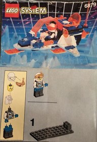LEGO &reg; SYSTEM 6879 SPACE ICE PLANET BLIZZARD BARON * WITH FIGURE AND INSTRUCTIONS *