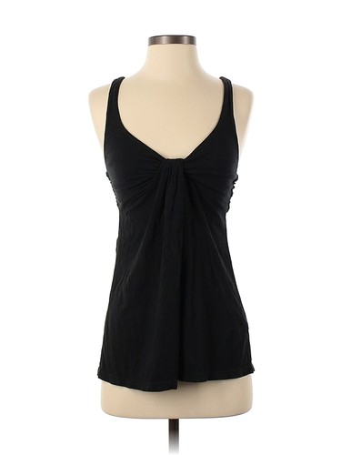 James Perse Canotta Nera Donna Scollo A V 100% Cotone - Modello WKJ363, Taglie 1-2-3-4, Made In USA - Foto 4