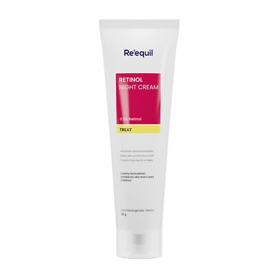 RE' EQUIL 0.5% Retinol Night Cream | Makes Skin Youthful & Smooth 30 GM