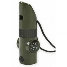 PROFORCE NDuR 7-in-1 SURVIVAL WHISTLE MULTI FUNCTION  OD GREEN  23030