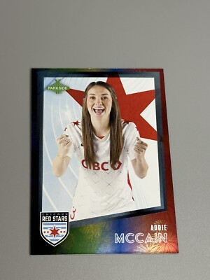 Addie McCain 2023 Parkside NWSL Volume 2 /100 Shimmer #305 Chicago Red Stars