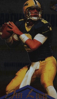 1996 Classic Clear Assets #30 - Jeff Lewis - Northern Arizona Lumberjacks 96-417