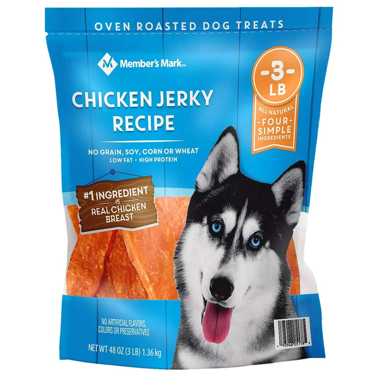 Member's Mark Chicken Jerky Recipe Dog Treats (48 oz
