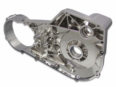 Inner Primary Cover Chrome for Harley Davidson by V-Twin