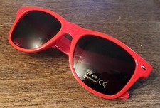 Lot Of 12 PAIRS - Red Sunglasses Unisex