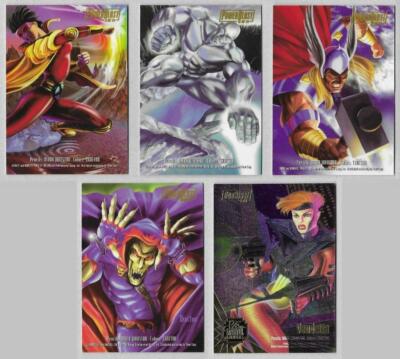Flair Marvel Annual 1995 Lot PowerBlast Power Blast 8 18 20 23 & Duo Blast 2
