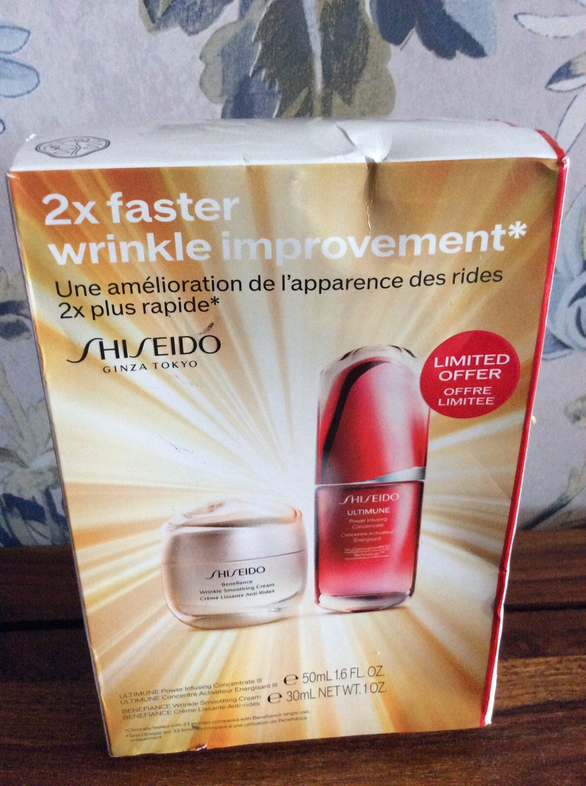 Shiseido Defend & Regenerate Wrinkle Improvement Duo Set