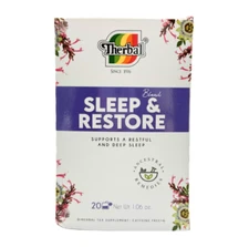 THERBAL SLEEP AND RESTORE TEA/ DORMIR BIEN TE 20 TEA BAGS