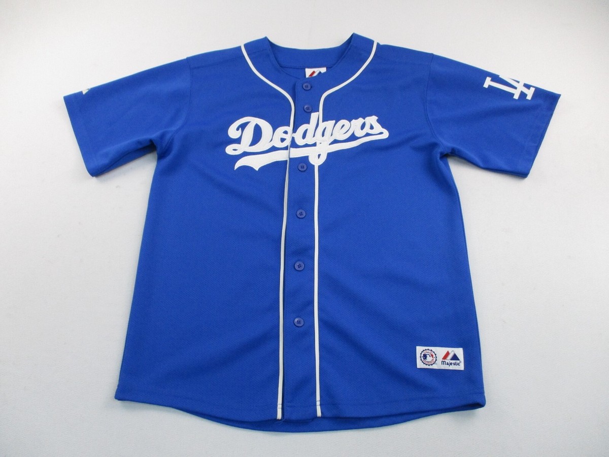 Majestic Los Angeles Dodgers Jersey Mens Large Blue MLB Andre