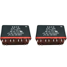 2Pcs KACO K-RY-4406 RY 17 200 L1 13VDC Safety Relay 12Pins