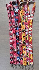 lot cartoon Mickey Minnie Neck Straps Keychain Lanyard ID Card