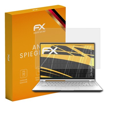 atFoliX 2x Displayfolie für Gigabyte AERO 16 OLED 2023 Schutzfolie matt&stoßfest