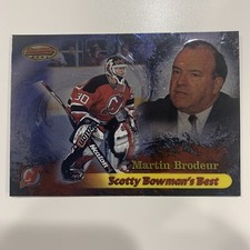 1998-99 Bowman's Best Scotty Bowman's Best #SB2 Martin Brodeur New Jersey Devils