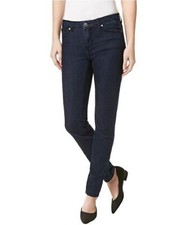 Buffalo David Bitton Women's Francesa Mid Rise Skinny Jean Navy
