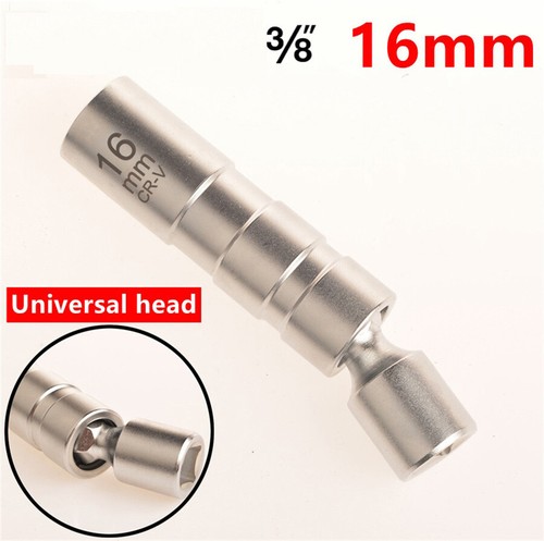 3/8" Drive 16mm Point Remover Wrench Spark Plug Socket Thin Wall for ...