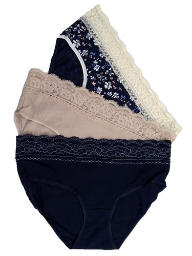ex M&S Lace Top Knickers 2 3 4 5 or 6 Pair Packs Size 6-28 Tanga Full Bikini - Picture 5 of 83