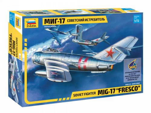 Zvezda 7318 Soviet Fighter MIG-17 FRESCO 1/72
