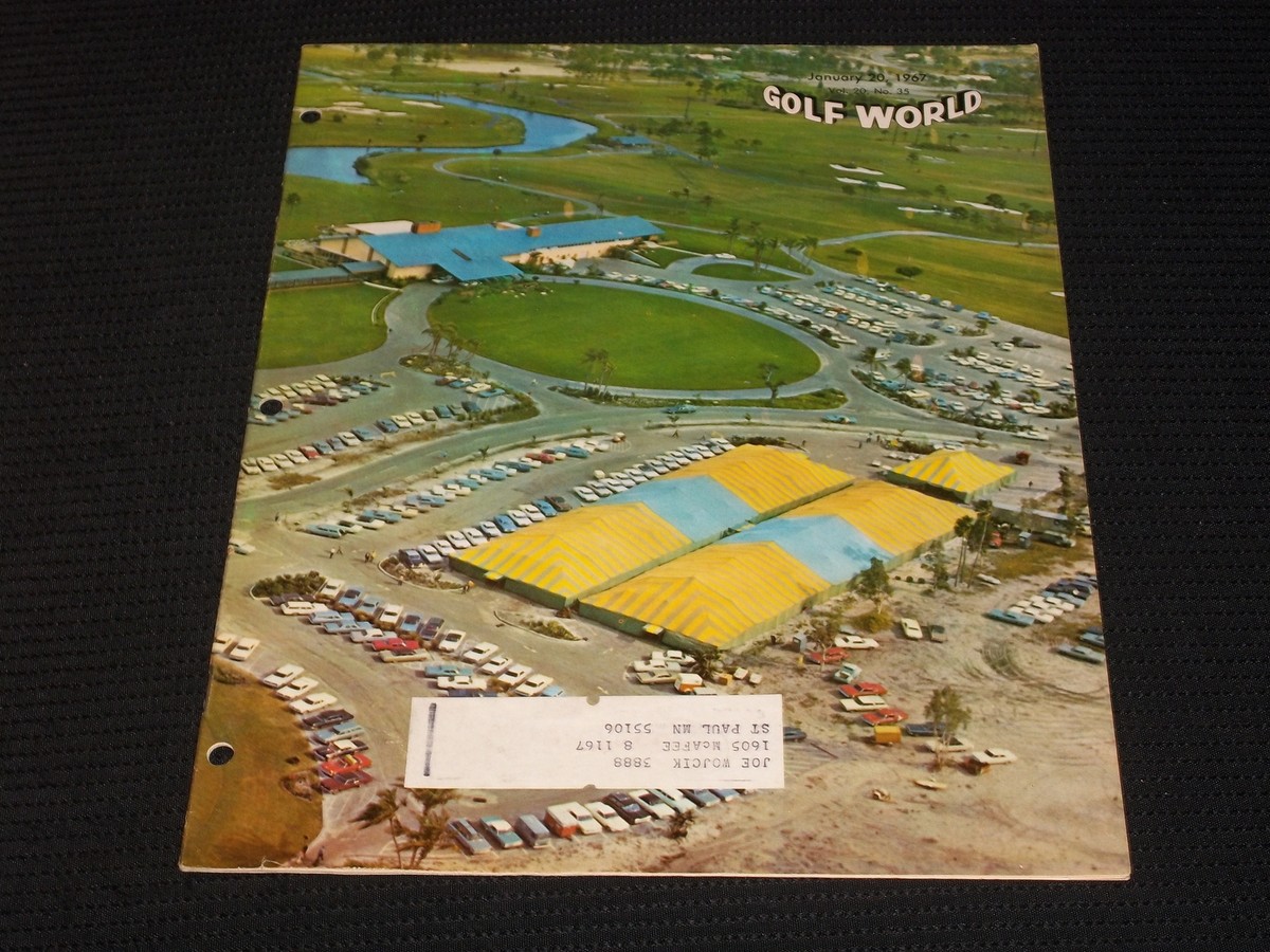 1967 JANUARY 20 GOLF WORLD MAGAZINE - PGA NATIONAL GC FRONT COVER