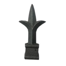 Cast Iron Spear, Finial, Spire, Tri-Point Spear - ¾” X 2-⅛” X 4-⅛" | 50 pcs