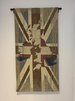 Fine Art Tapestries - 61 x 31 Union Jack Tapestry UK Britain Flag Wall Hanging