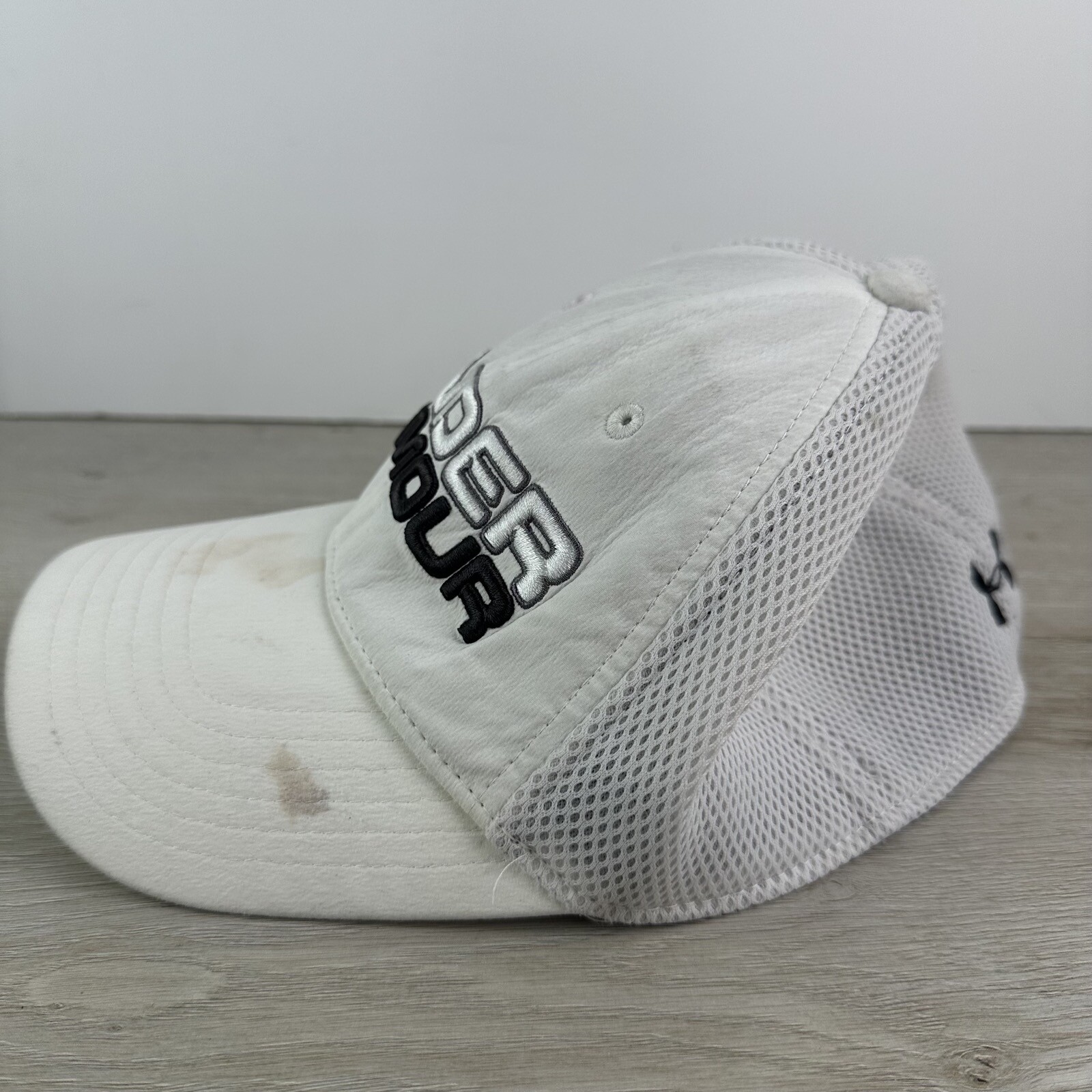 Under Armour Gray Hat Size Medium-Large Fitted Ba… - image 6