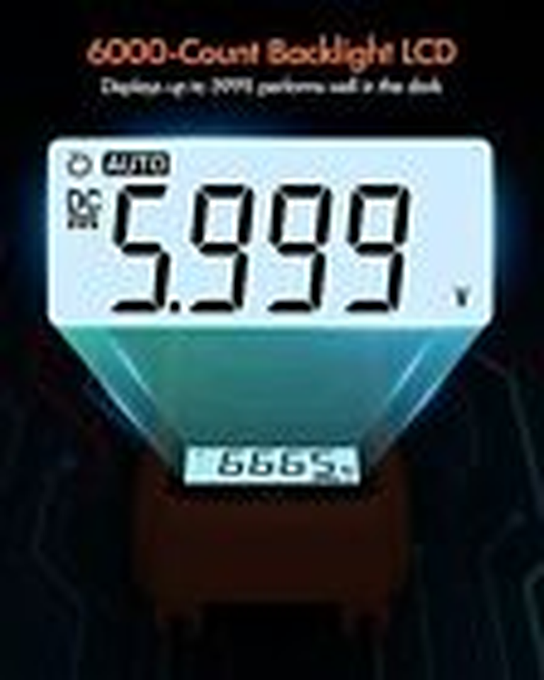 MS8233D Multimeter 6000 Counts Digital Multimeter DC AC Volt Meter Ohm