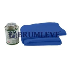 Brumleve Tarp Repair Kit, 30 x 30 inch / Blue
