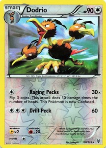 Dodrio 100/135 - REVERSE HOLO - Plasma Storm - NM