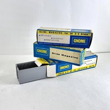 Gnome Slide Magazines For 36 2X2 Slides Vintage Photographic Storage Boxed