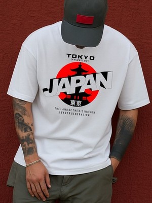 Tokyo Japan T Shirt Skyline Sumo Ramen Manga Graphic Casual Culture Tee