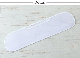 Kimono Obi Ita Mesh Front Plate Azumazakura Large 55x14 White Made in Japan